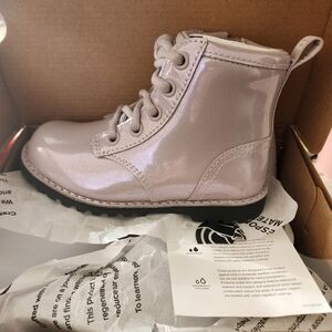 UGG Kids Glossy Light Pink Boots